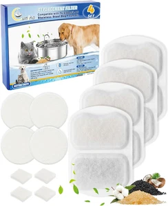 4-Piece Dog Water Bowl Filters - Replacement for Oneisall 7L Stainless Steel Dog - Picture 1 of 12