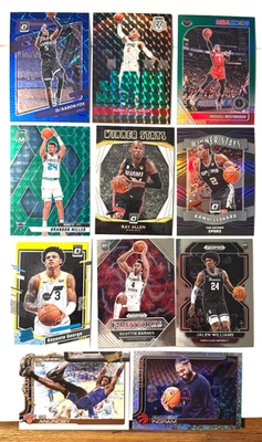 NBA CARD INSERT/PARALLEL/RC CARD LOT - 2020-2025 - 11 Cards - Image 1 of 3