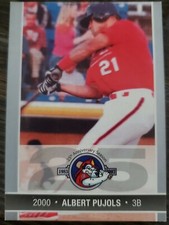 Albert Pujols 2007 Peoria Chiefs 25th Anniversary Season Minor League Card #17