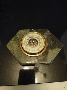 Vintage West Germany Stellar Barometer With Marble Base. Beautiful  - Picture 1 of 8