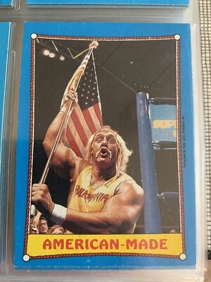 Lot of 3 Hulk Hogan 1987 Topps WWF wrestling cards - Image 1 of 3