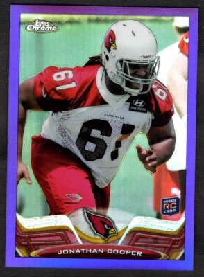 2013 Jonathan Cooper Topps Chrome Purple Refractor Rookie /499 Cardinals #120 - Image 1 of 2