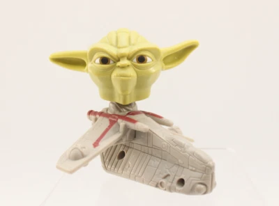 Mcdonald's 2008 Star Wars Clone Wars Yoda Bobble Head Happy Meal Toy - Image 1 of 4