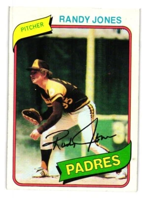 1980 Topps - #305 Randy Jones - Image 1 of 2