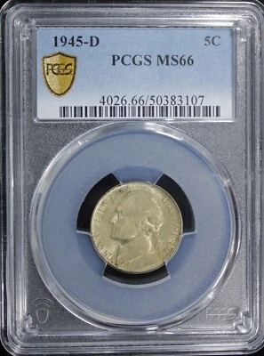1945-D Jefferson Nickel  PCGS 66 (2531844) - Image 1 of 4