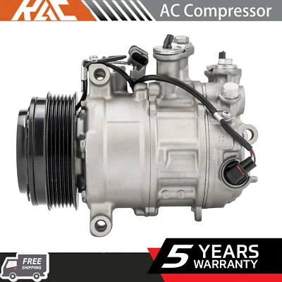 CO 11590C A/C AC Compressor w/Clutch For Mercedes-Benz W205 C250 C300 W213 E250 - Image 1 of 4