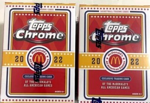 50% OFF! 2022 Topps Chrome McDonalds All American Basketball - Complete Your Set