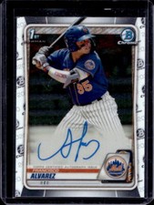 2020 Bowman Chrome Francisco Alvarez 1st Prospect Auto Autograph #CPA-FA Mets