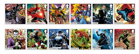 Royal Mail 2021 - DC Collection Justice League - Set of 12 stamps - MNH Cover
