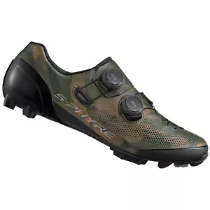 Shimano MTB Clipless Hombres Zapatos XC9 Carbono S-PHYRE SH-XC903 Bicicleta de Montaña - Camuflaje - Imagen 1 de 9