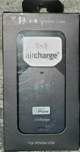 Aircharge Wireless Charging Case for Apple iPhone 5/5S - Black - Picture 1 of 2