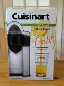 NEW Open Box Cuisinart CCJ-500 Citrus Juicer, Black/Stainless.Still In Plastic - Picture 1 of 6
