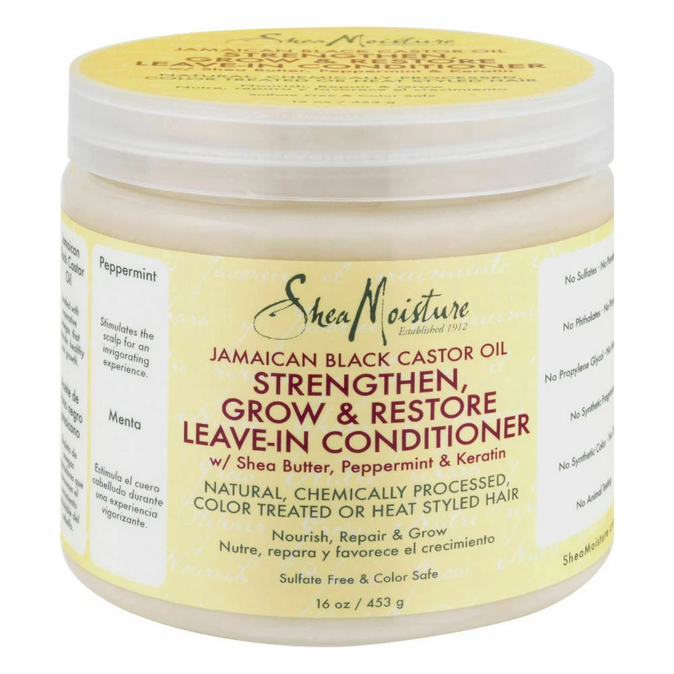 SheaMoisture Jamaican Black Castor Oil Reparative Leave-In Conditioner - 16 oz