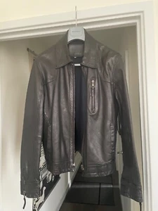 Firetrap mens leather jacket Black, medium - Picture 1 of 13