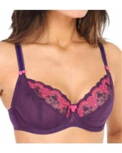 NWPT Curvy Kate 34H Romance Balconette Bra CK1501 Purple Pink #92639 - Picture 1 of 5