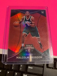 2016-17 PANINI TOTALLY CERTIFIED MALCOLM BROGDON RED 185/199