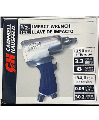 TL0502 CH Campbell Hausfeld 1/2"" llave de impacto, 045564622701 Foto 1 de 3