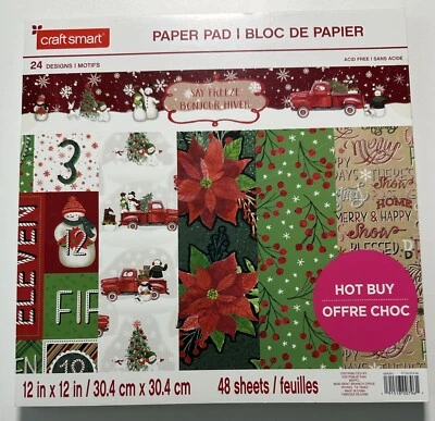 Craft Smart 12 x 12 Paper Pad Multiple Variations Available-You Choose - Image 1 of 4