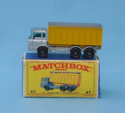 Vision Matchbox Lesney No. 47-C DAF Tipper Container Truck (1968) Top in Box - Bild 1 von 2