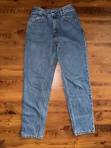 Vintage Levi’s 550 Jeans Boys Size 7 Jr Tapered Leg Blue Relaxed Fit - Picture 1 of 6