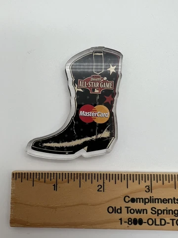 Texas Cowboy Boot HOUSTON ASTROS ALL STAR BASEBALL GAME Refrigerator Magnet 2004 Cover