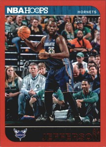 2014-15 Hoops Red Charlotte Hornets Basketball Card #73 Al Jefferson /299