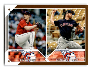 2023 Topps Update Rookie Combos (Tim Herrin/Michael Kelly) #US45 - Gold /2023