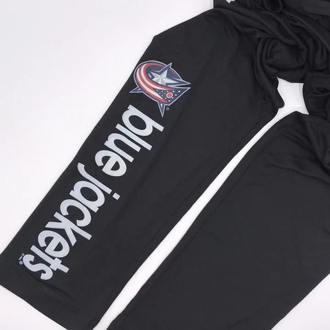 G-Iii Womens Black Leggings Sixe XL 4Her by Carl Banks Columbus Blue Jackets Cover