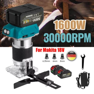 Oberfräse Kantenfräse elektrische Handfräse Fräsmaschine 30000U/Min 1600W Holz - Bild 1 von 16