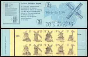 US Scott 1738-42 15c Booklet BK 135 ~ F/VF ~ NH ~ 2 Panes of 10 stamps ~ 2/7/80 - Picture 1 of 1