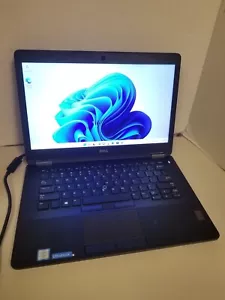 Dell Latitude E7470 Laptop - 2.6GHz i7-6600U 8GB RAM 128GB SSD Windows 11 - Picture 1 of 4