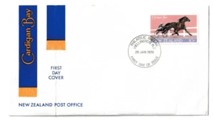 28/1/1970 New Zealand FDC - Cardigan Bay - Wellington FDI Postmark - Picture 1 of 2