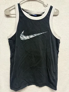 Nike Tank Top Men’s Small Black Gray Trim Sleeveless Muscle Shirt Dri-Fit Style - Picture 1 of 10