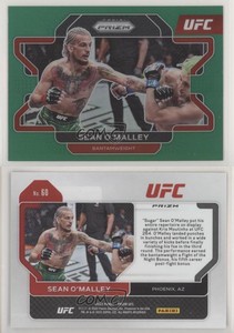 2022 Panini Prizm UFC Green Prizm Sean O'Malley #60