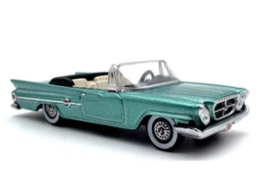 Chrysler 300 1961 convertible modelo deportivo diecast coche de colección ED 1:87 verde - Imagen 1 de 7
