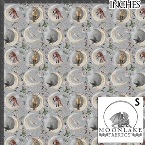 Tela de álamo de algodón 100 % de calidad Celtic Moon Animals * Exclusivo * - Imagen 1 de 4