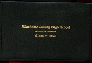 Worland 1955, Wyoming - Escuela secundaria del condado de Washakie - Graduado de la familia Frederick - Imagen 1 de 1