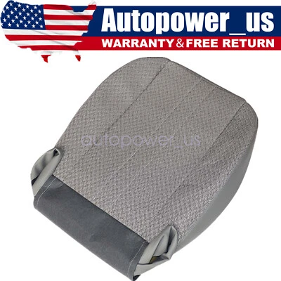 For 2009-2014 Chevy Express 1500 2500 Replacement Driver Bottom Seat Cover Gray - Изображение 1 из 4