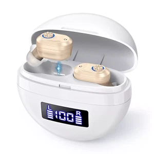 Invisible in-Ear Rechargeable Hearing Aids for Seniors Mini Hearing Amplifier - Zdjęcie 1 z 7