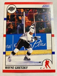 1990-91 Score American - WAYNE GRETZKY #1 Los Angeles Kings - Picture 1 of 1