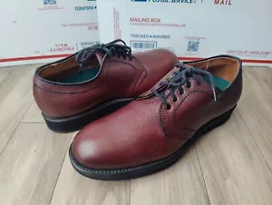 ALDEN 312 FOOT BALANCE MENS BURGUNDY LEATHER PLAIN TOE OXFORD SHOES SIZE 9.5B - Picture 1 of 7