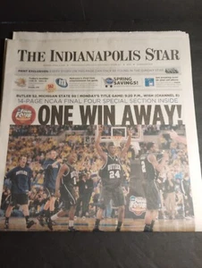 Indianapolis Star 4 de abril 2010 NCAA Final Juego Vista previa Butler University Duke - Imagen 1 de 8