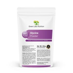 Glycine Powder 454g Neurotransmitter Concentration, Good Mood and Sleep Support