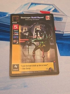 1999 Star Wars CCG Young Jedi CCG, Destroyer Droid Squad Foil F-12 - Picture 1 of 2