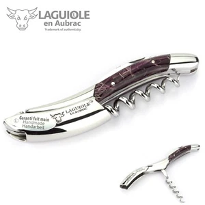 Laguiole en Aubrac Kellnermesser Acryl violett, Edelstahl Sommelier Korkenzieher - Bild 1 von 6