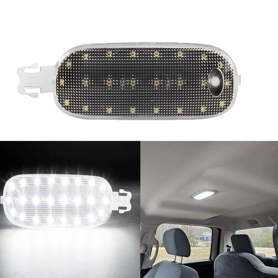 LED Overhead Dome Light Panel +Lamp Cover For 2011-2018 Ram 2500 3500 Commander - Image 1 of 4