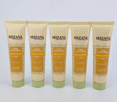 Mizani True Textures Rizos Ondas Bobina Crema Elástica 1 OZ Lote de 5 Tamaño de Viaje Foto 1 de 4