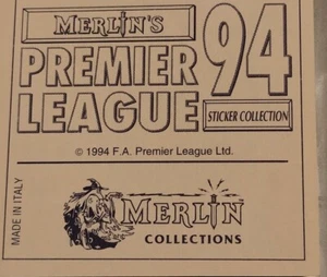 Merlin Premier League 94 - Random Mix of x3 Football Stickers - Picture 1 of 1