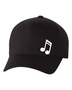 NOTA MUSICAL DJ AMOR SOMBRERO FLEXFIT CURVO o PLANO BILL ***ENVÍO GRATUITO EN CAJA*** - Imagen 1 de 6