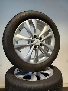 4 ruedas de invierno 225 / 50 R17 Mercedes Clase C W205 17" llantas de aluminio neumáticos de invierno - Imagen 1 de 5